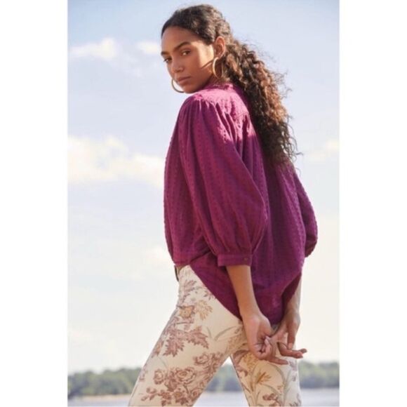 Pilcro by Anthropologie Tavi Button Down Blouse - Picture 2 of 10